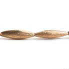 20x5mm Copper Brushed Marquise 8 inch 10 pcs - Beadsofcambay.com