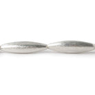 20x5mm Sterling Silver Plated Copper Brushed Marquise 8 inch 10 pcs - Beadsofcambay.com