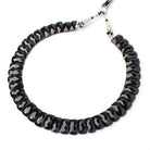 20x8-26x11mm Black Onyx Faceted Fancy Shape Collar 44 beads - BeadsofCambay.com