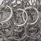 21mm&23x21mm Black Gold Plated Brushed Round &Oval Link Chain by the foot - Beadsofcambay.com