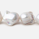 21x14-23.5x17mm Off White Ultra Baroque Freshwater Pearls 16.5 inch 19 pieces AA - Beadsofcambay.com