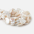 21x19-24x20mm Cream Ultra Keshi Freshwater Pearls 16.5 inch 19 pieces - Beadsofcambay.com