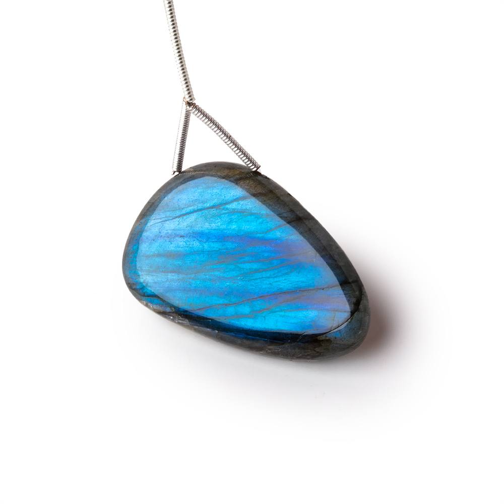 21x35x7mm Labradorite Plain Fancy Shape Pendant 1 AAA Focal - Beadsofcambay.com