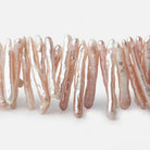 21x4-31x4mm TriColor Top Drilled Biwa Freshwater Pearls 16 inch 115 pieces A - Beadsofcambay.com