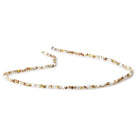 2.2mm Brown Mother of Pearl Shell Micro Faceted Rounds 12.5 inch 150 Beads - Beadsofcambay.com