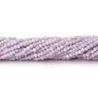 2.2mm Kunzite Micro Faceted Round Beads 12.25 inch 166 pieces