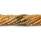 Beadsofcambay 2.2mm Multi Color Tourmaline Micro Faceted Cube Beads 12.5 inch 140 pieces