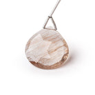 22mm Rutilated Quartz Faceted Heart Focal Bead 1 piece - Beadsofcambay.com