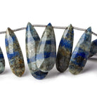 22x10-32x11mm Lapis Lazuli Faceted Pear Beads 7.75 inch 16 pieces - Beadsofcambay.com