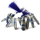 22x10-32x11mm Lapis Lazuli Faceted Pear Beads 7.75 inch 16 pieces - Beadsofcambay.com