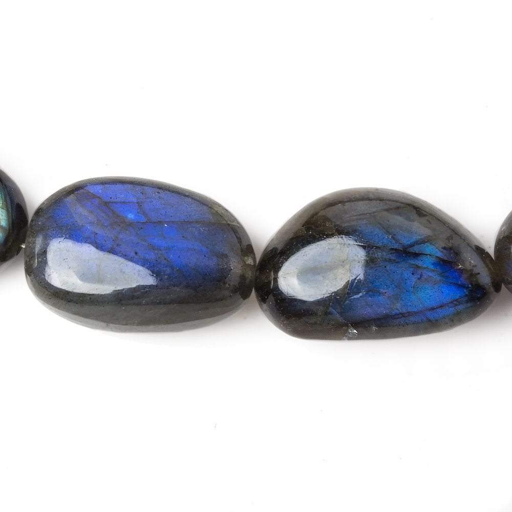 22x15-30x24mm Labradorite Plain Nugget beads 16 inch 17 pieces - Beadsofcambay.com