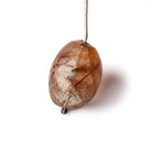 22x16mm Copper Rutilated Quartz Faceted Nugget Focal Bead 1 piece - Beadsofcambay.com