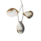 22x18-26x15mm Tri-Color Agate Drusy Freeform Focal Bead Set of 3 - Beadsofcambay.com