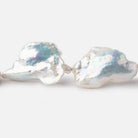 23-33mm Off White Soufflé Baroque Freshwater Pearls 16 inch 13 beads - Beadsofcambay.com