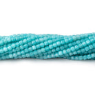2.3mm Amazonite Micro Faceted Cube Beads 12.5 inch 132 pieces - Beadsofcambay.com