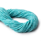 2.3mm Amazonite Micro Faceted Cube Beads 12.5 inch 132 pieces - Beadsofcambay.com