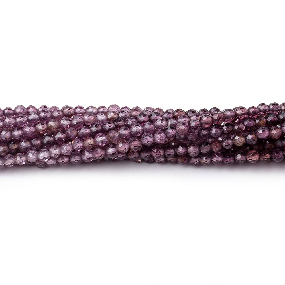 2.3mm Ombré Purple Spinel Micro Faceted Round Beads 14.5 inch 168 pieces - Beadsofcambay.com