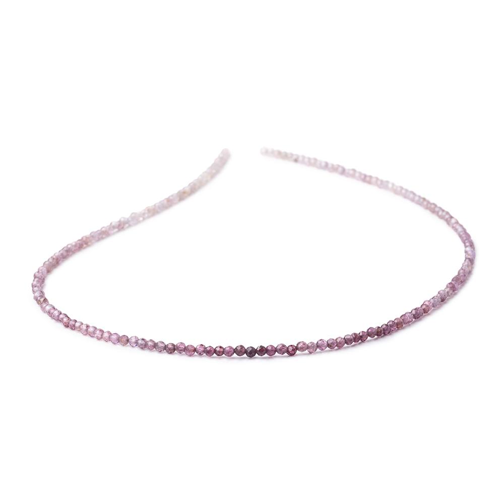 2.3mm Ombré Purple Spinel Micro Faceted Round Beads 14.5 inch 168 pieces - Beadsofcambay.com