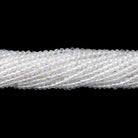 2.3mm Rainbow Moonstone Micro Faceted Round Beads 13 inch 151 pieces AAA - Beadsofcambay.com