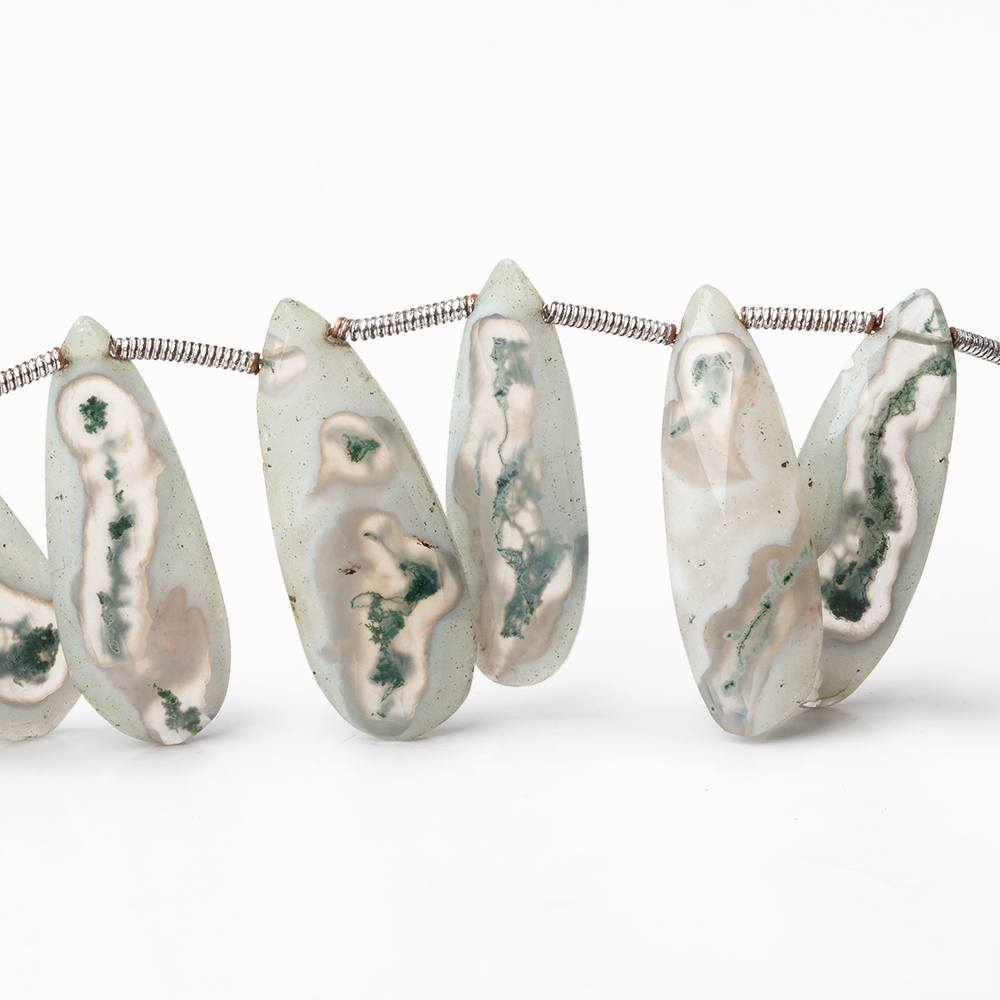 23x8-25x10mm Peacock Solar Quartz Faceted Pear Beads 8 inch 19 pieces - Beadsofcambay.com