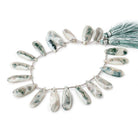 23x8-25x10mm Peacock Solar Quartz Faceted Pear Beads 8 inch 19 pieces - Beadsofcambay.com