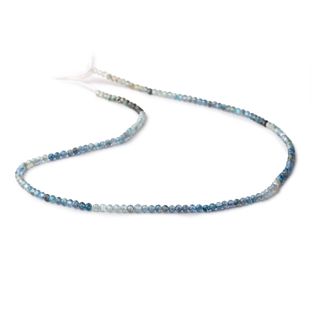 2.4mm Shaded Kyanite Micro Faceted Rondelle Beads 13 inch 156 pieces - Beadsofcambay.com