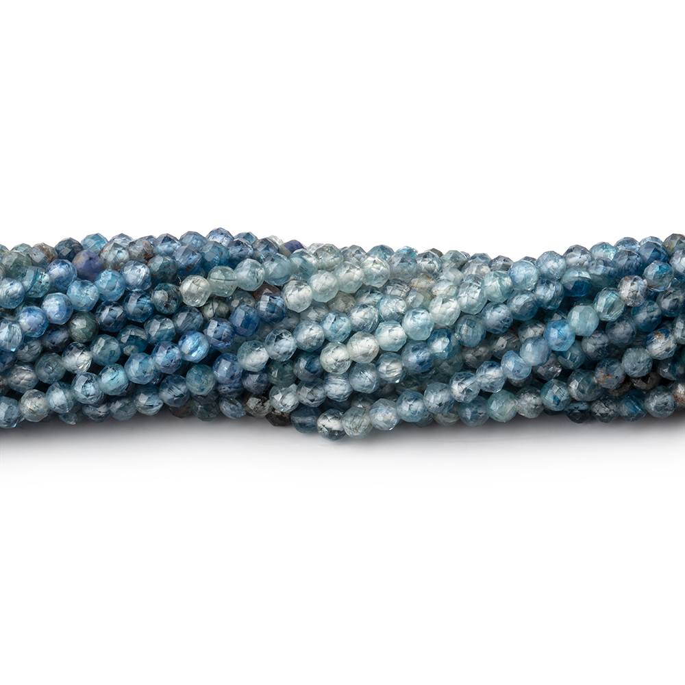 2.4mm Shaded Kyanite Micro Faceted Rondelle Beads 13 inch 156 pieces - Beadsofcambay.com