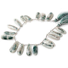24x10-29x11mm Peacock Solar Quartz Faceted Pear Beads 8 inch 18 pieces - Beadsofcambay.com