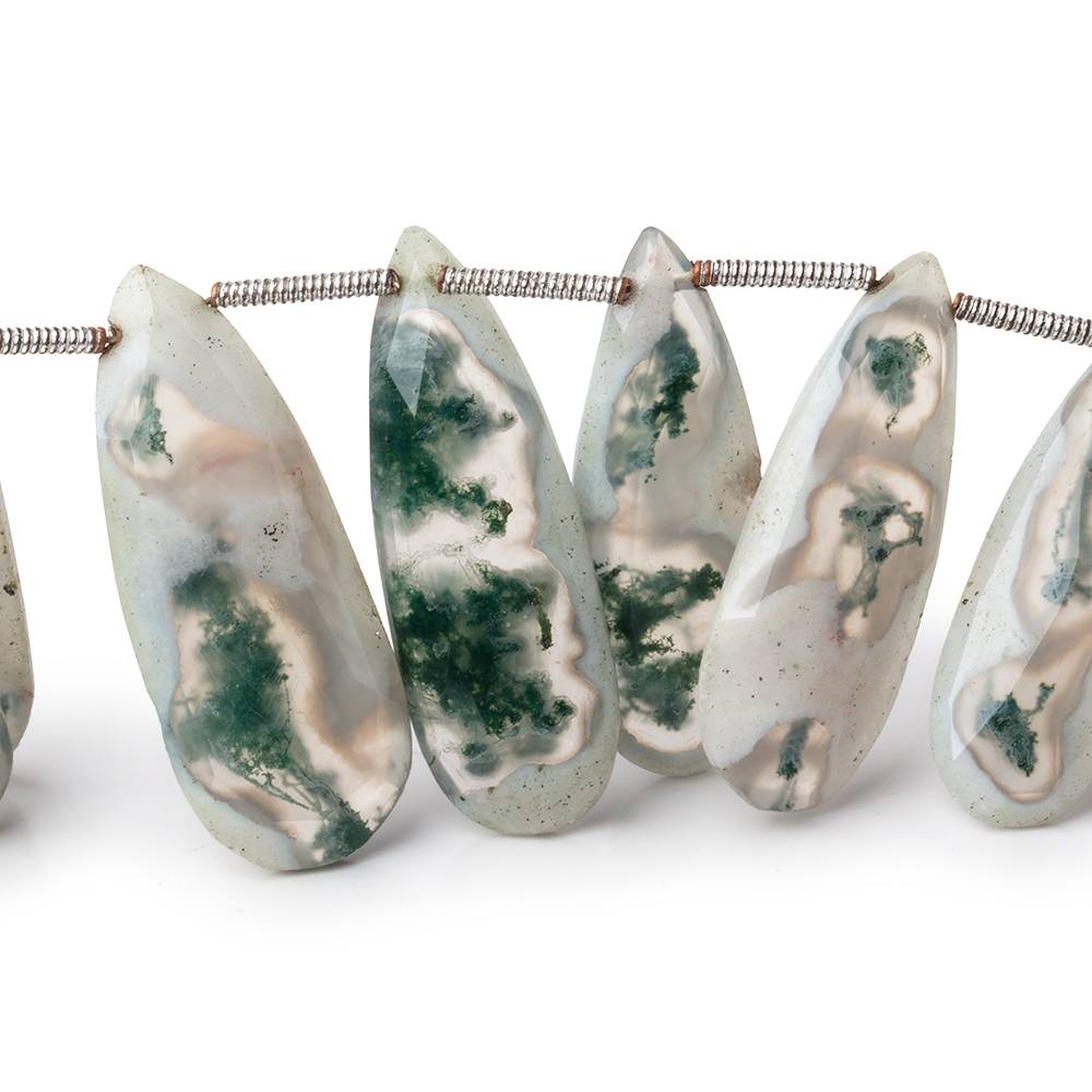 24x10-29x11mm Peacock Solar Quartz Faceted Pear Beads 8 inch 18 pieces - Beadsofcambay.com