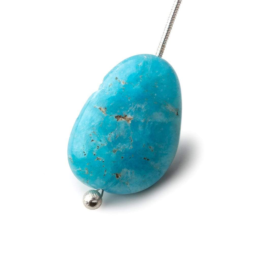 24x18x9mm Hemimorphite plain nugget focal bead 1 piece - Beadsofcambay.com