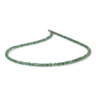 2.5-3.5mm Emerald faceted rondelle beads 16 inches 236 pieces A - Beadsofcambay.com