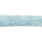 2.5-3.5mm Sky Blue Topaz Beads Faceted Rondelle Beads 14.5 inch 164 pieces AAA - Beadsofcambay.com
