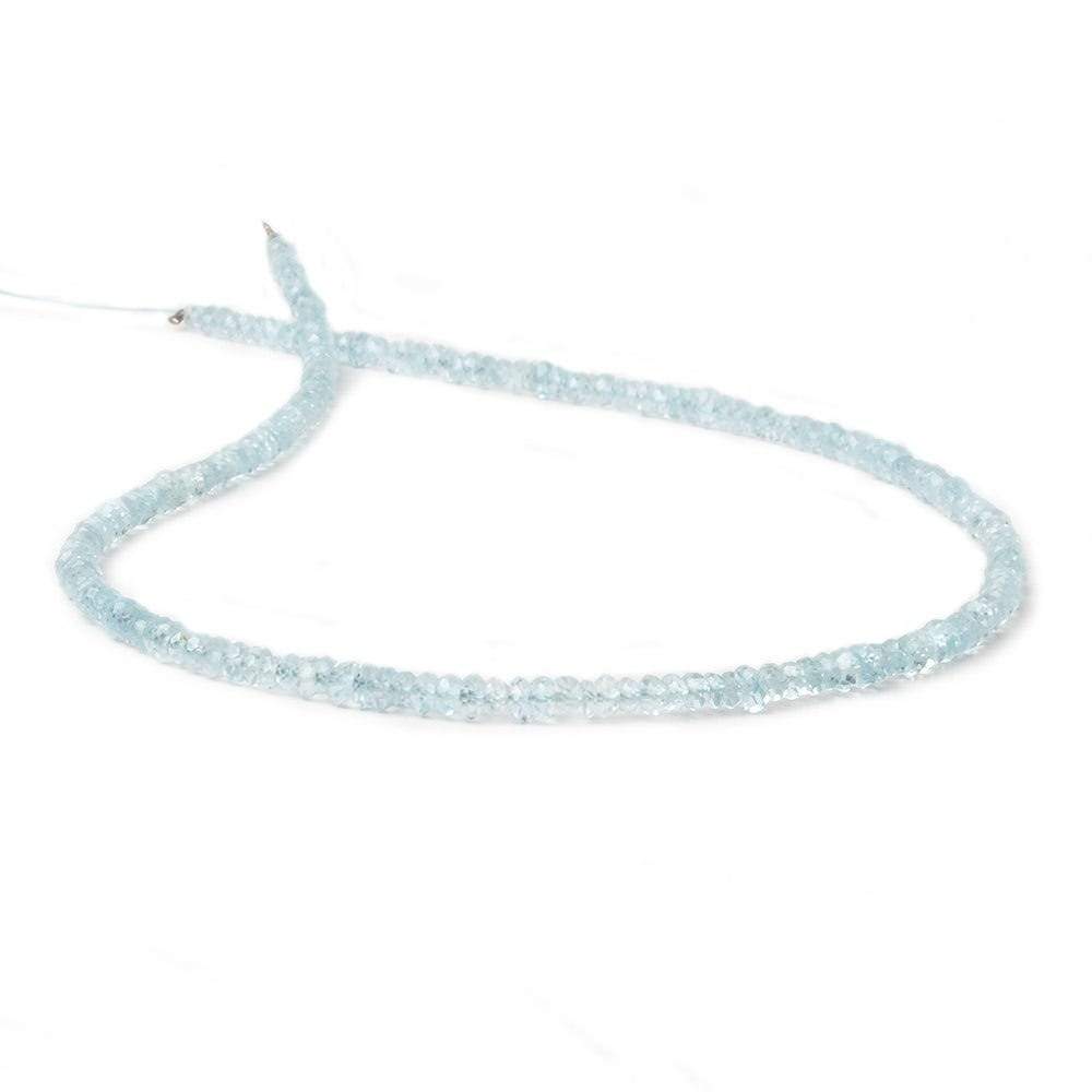 2.5-3.5mm Sky Blue Topaz Beads Faceted Rondelle Beads 14.5 inch 164 pieces AAA - Beadsofcambay.com