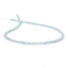 2.5-3.5mm Sky Blue Topaz Beads Faceted Rondelle Beads 14.5 inch 164 pieces AAA - Beadsofcambay.com
