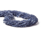 2.5-3mm Iolite Faceted Rondelle 14 inches 150pcs/strand - Beadsofcambay.com