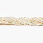 2.5-3mm Off White Center Drilled Button Freshwater Pearl 250 pieces - Beadsofcambay.com