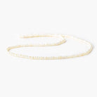 2.5-3mm Off White Center Drilled Button Freshwater Pearl 250 pieces - Beadsofcambay.com