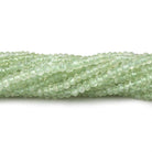 2.5-3mm Prehnite Faceted Rondelle 13.5 inch 163 Beads - Beadsofcambay.com