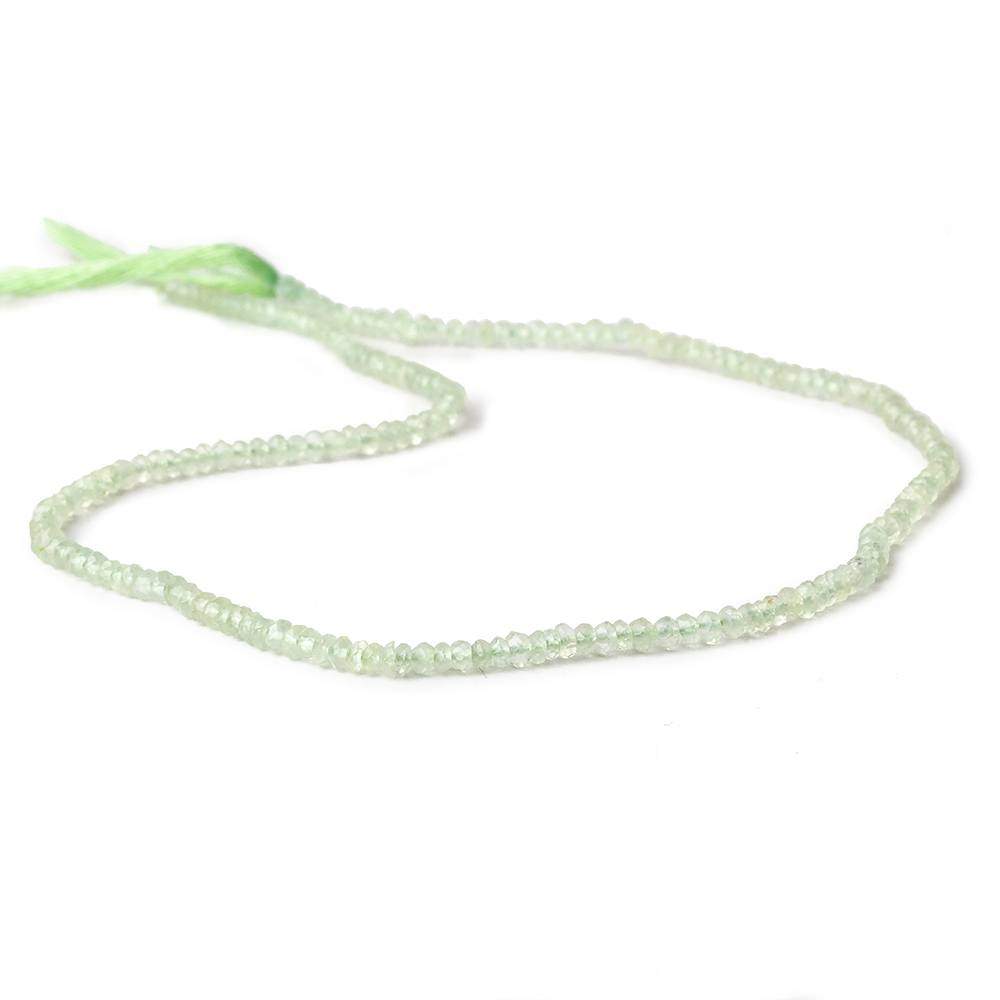 2.5-3mm Prehnite Faceted Rondelle 13.5 inch 163 Beads - Beadsofcambay.com