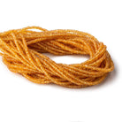 2.5-3mm Spessartite Plain Rondelle Beads 18 inch 300 pieces - Beadsofcambay.com