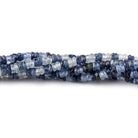 2.5-3mm White & Blue Sapphire Faceted Rondelles 18 inch 233 Beads - Beadsofcambay.com