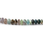 2.5-4mm Multi Color Tourmaline Plain Rondelle Beads 18 inch 220 pieces - Beadsofcambay.com
