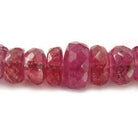 2.5-4mm Ruby Faceted Rondelles 16 inch 207 pieces - Beadsofcambay.com