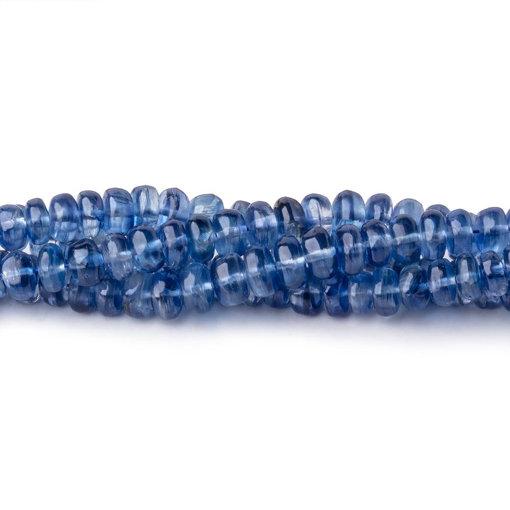 2.5-5.5mm Kyanite Plain Rondelles 15.5 inch 168 beads AA - Beadsofcambay.com