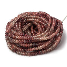 2.5-5mm Andesine Faceted Rondelle Beads 18 inch 210 pieces - Beadsofcambay.com