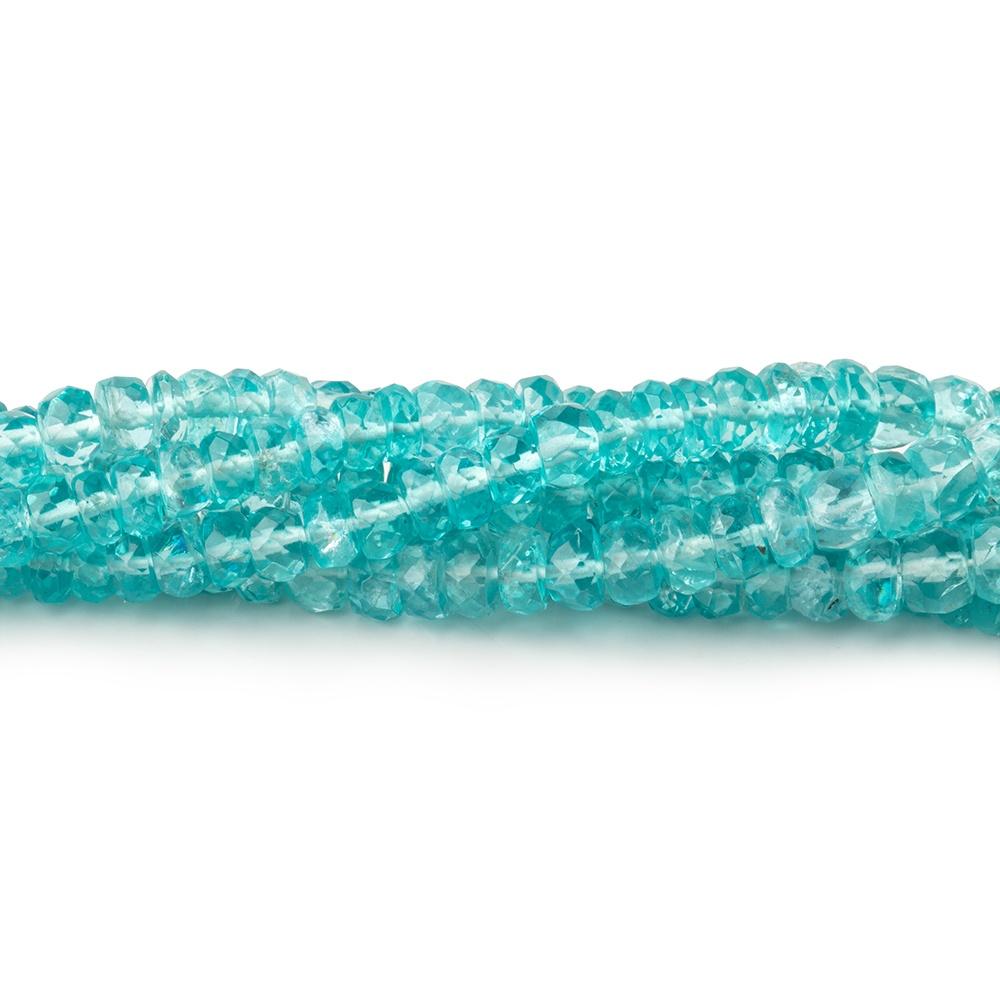 2.5-5mm Apatite faceted rondelle Beads 16 inch 172 pieces AA - Beadsofcambay.com