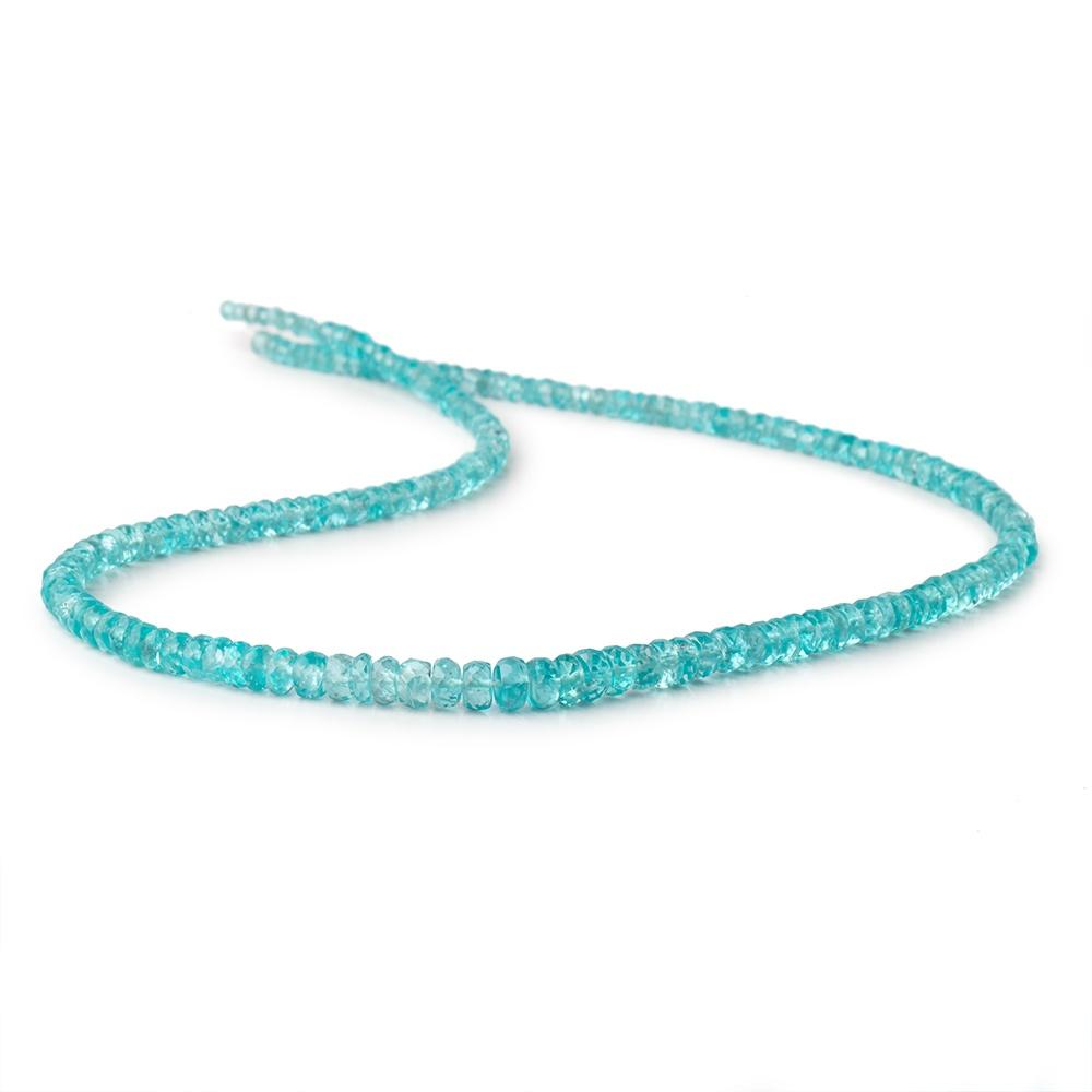 2.5-5mm Apatite faceted rondelle Beads 16 inch 172 pieces AA - Beadsofcambay.com