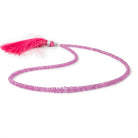 2.5-5mm Burmese Ruby Faceted Rondelle Beads 16 inch 200 pieces - Beadsofcambay.com
