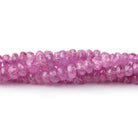 2.5-5mm Burmese Ruby Faceted Rondelle Beads 16 inch 200 pieces - Beadsofcambay.com