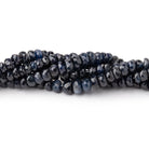 2.5-5mm Cambodian Blue Sapphire Faceted Rondelle Beads 16 inch 209 pieces - Beadsofcambay.com